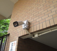 埼玉県富士見市のマンションで防犯カメラ設置